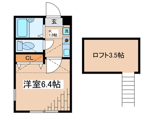 オレンジデイズの物件間取画像